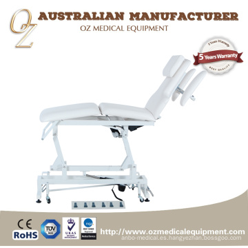 De Buena Calidad CE aprobó el fabricante australiano de grado médico Motorized Healthcare Center 3 sección de silla de tratamiento osteopático